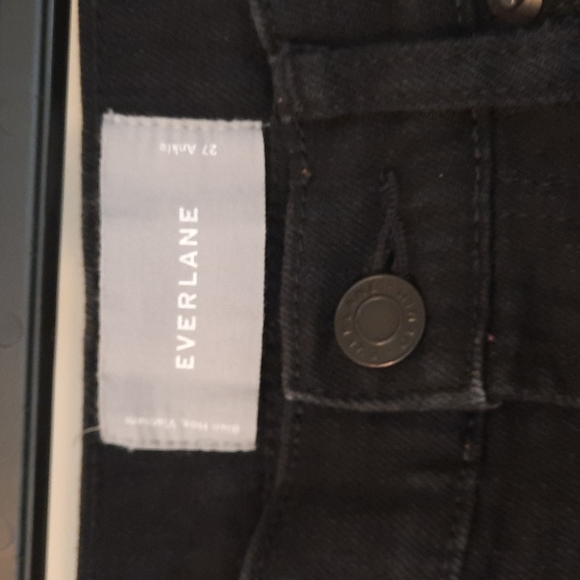 EUC Everlane Black High-Rise Skinny Jeans  Sz 27 - Picture 5 of 15